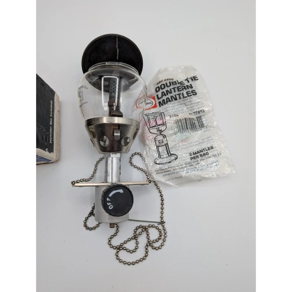Vintage Century Primus 5400 Mighty Lite Propane Lantern Camping Backpacking USA!